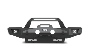 Jeep Wrangler JK Front Winch Bumper - Body Armor 4x4 - Orion Full-Width - Black - `07-`22